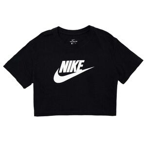NIKE Women’s Essential Cropped Tee in Black